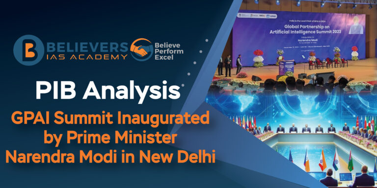 GPAI Summit Inaugurated by Prime Minister Narendra Modi in New Delhi