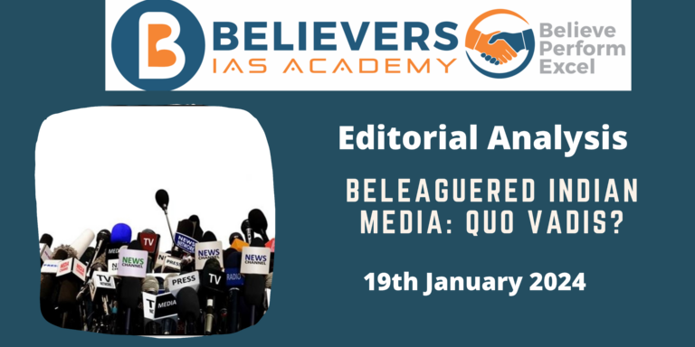 Beleaguered Indian media: Quo Vadis?