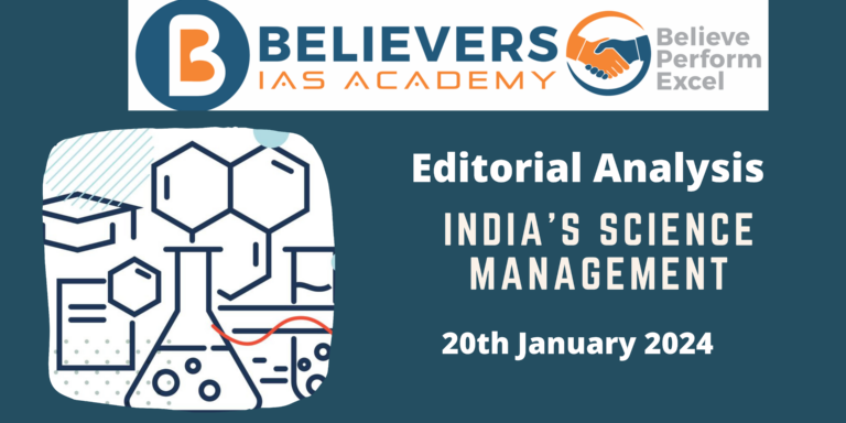 India’s science management