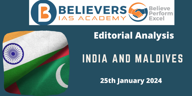 India and Maldives