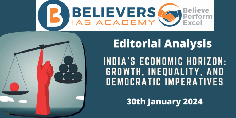 India’s Economic Horizon: Growth, Inequality, and Democratic Imperatives
