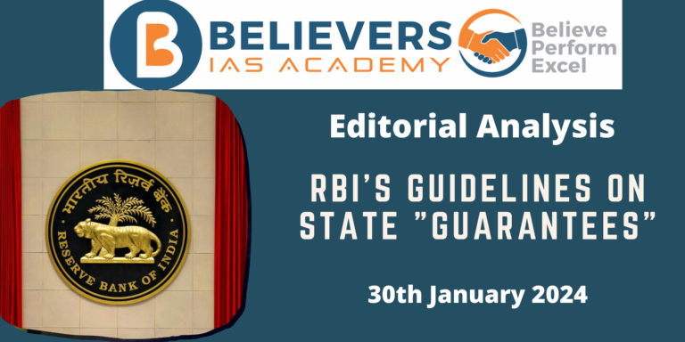 RBI’s guidelines on State “guarantees”