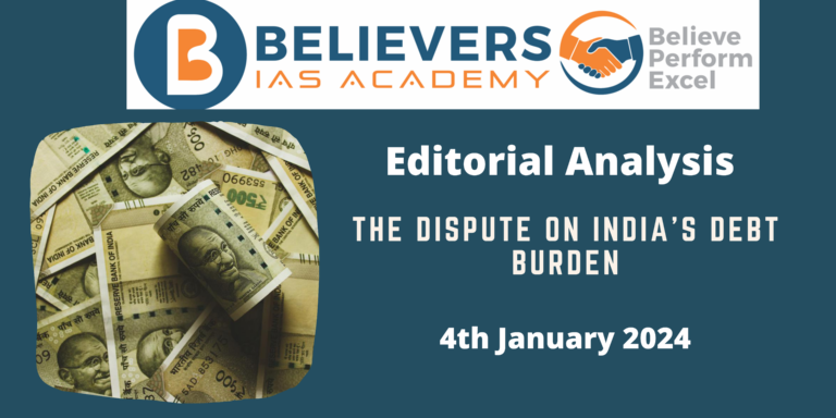 The dispute on India’s debt burden