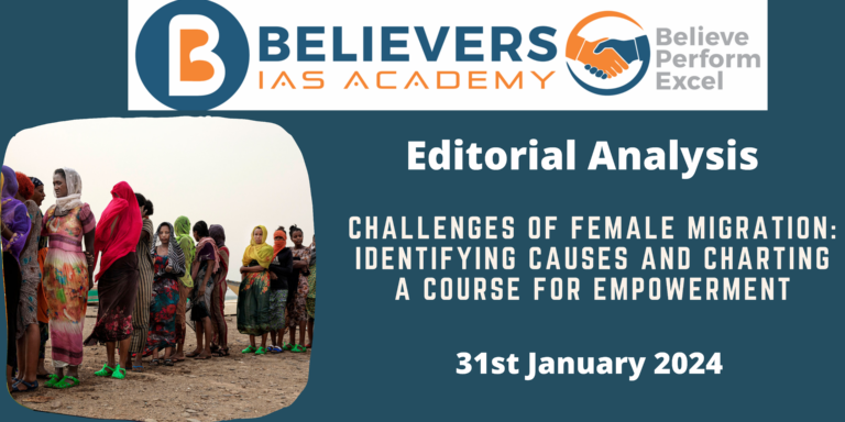  Challenges of Female Migration: Identifying Causes and Charting a Course for Empowerment