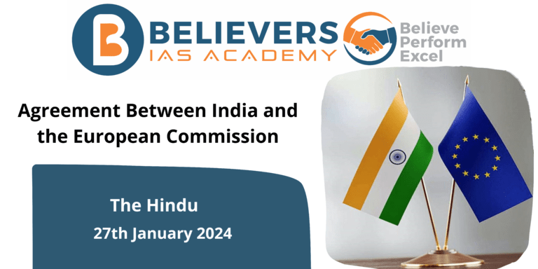 Agreement Between India and the European Commission