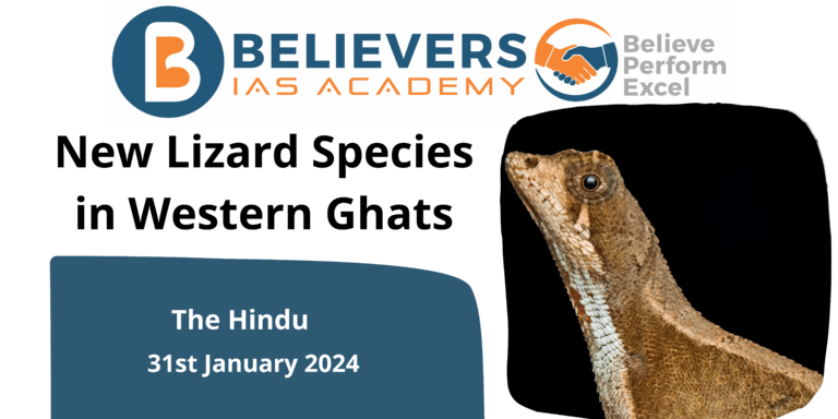 New Lizard Species in Western Ghats