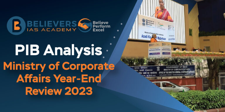 Ministry of Corporate Affairs Year-End Review 2023