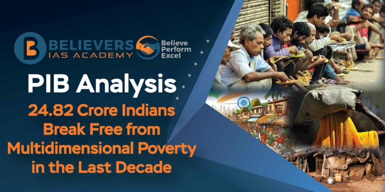 24.82 Crore Indians Break Free from Multidimensional Poverty in the Last Decade