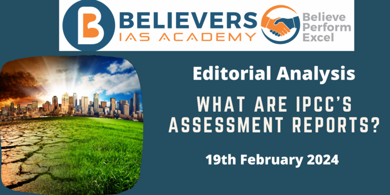 What are IPCC’s assessment reports?