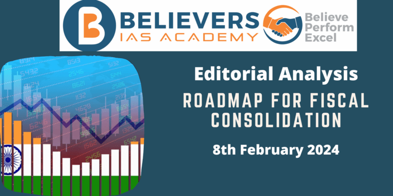 Roadmap for Fiscal consolidation