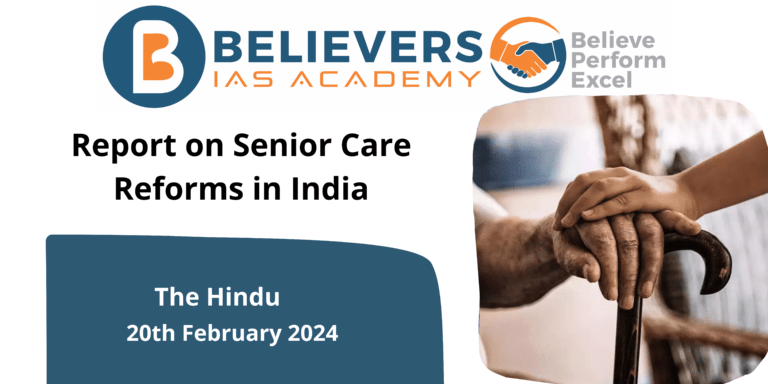 Report on Senior Care Reforms in India
