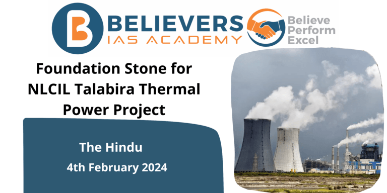Foundation Stone for NLCIL Talabira Thermal Power Project