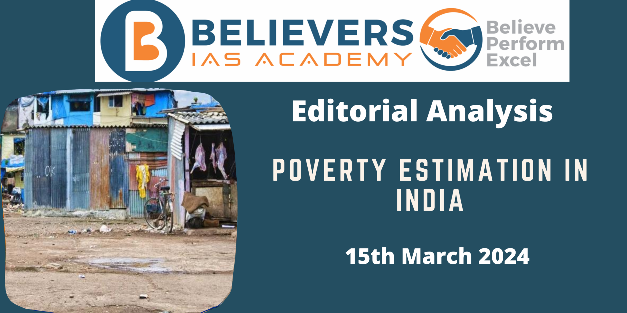 Poverty Estimation In India - Believers IAS Academy