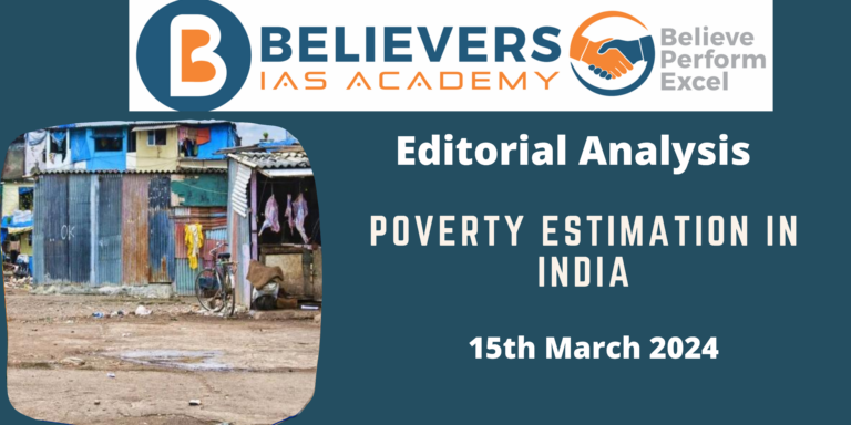 Poverty estimation in India