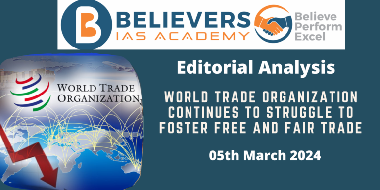 World Trade Organization continues to struggle to foster free and fair trade