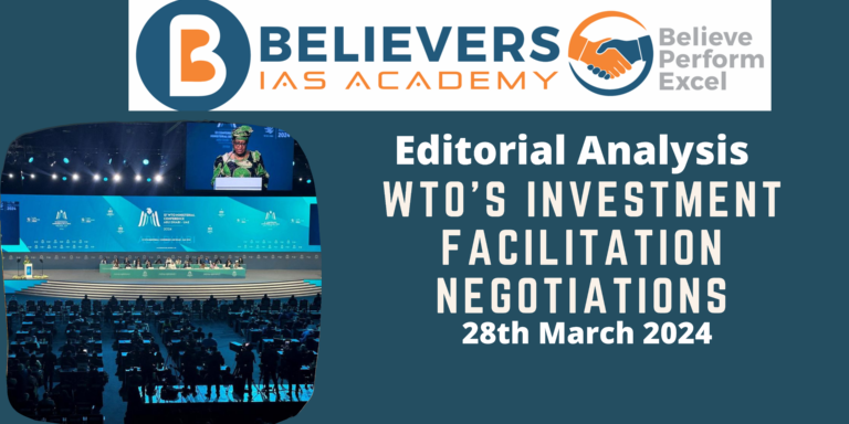 WTO’s Investment Facilitation Negotiations