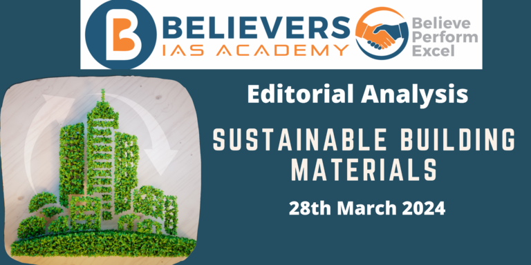 Sustainable building materials