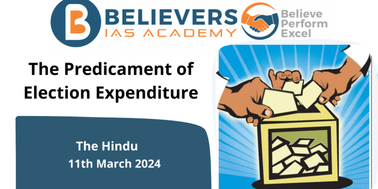The Predicament of Election Expenditure