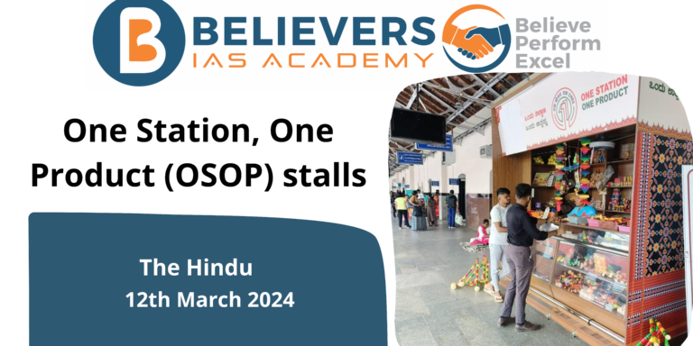 One Station, One Product (OSOP) stalls
