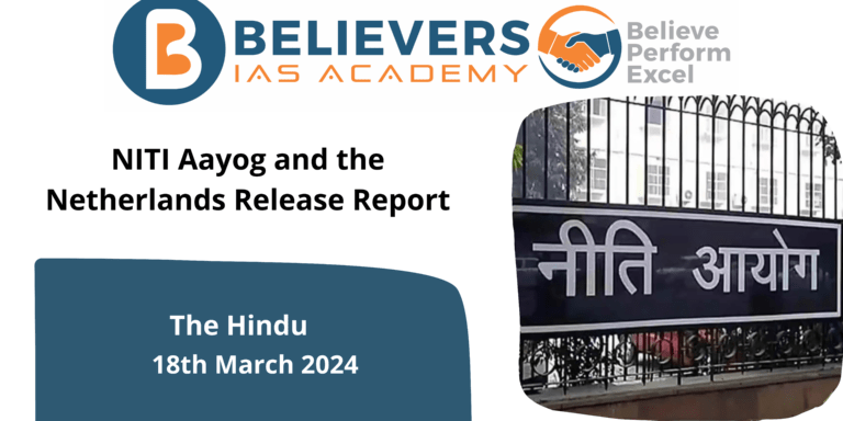NITI Aayog and the Netherlands Release Report