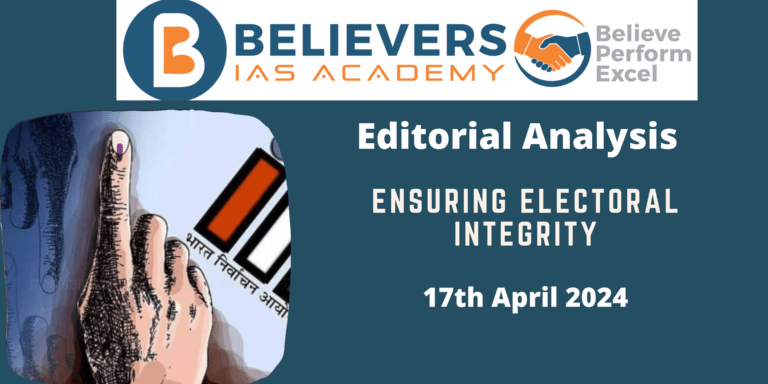 Ensuring Electoral Integrity