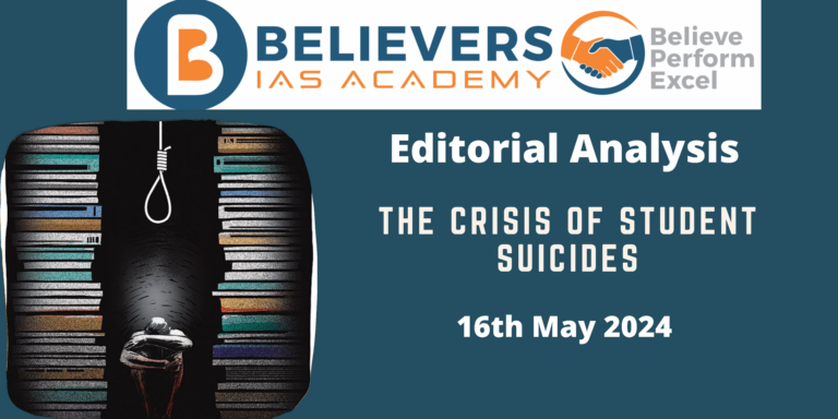 The Crisis of Student Suicides