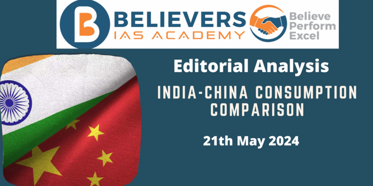 India-China consumption comparison