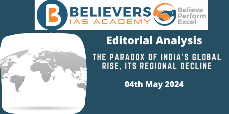The paradox of India’s global rise, its regional decline