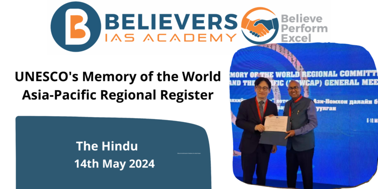 UNESCO’s Memory of the World Asia-Pacific Regional Register