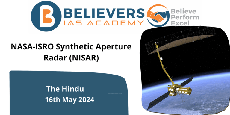 NASA-ISRO Synthetic Aperture Radar (NISAR)