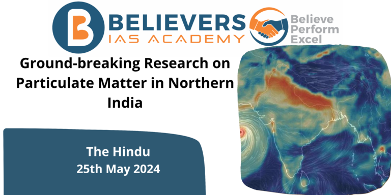 Ground-breaking Research on Particulate Matter in Northern India