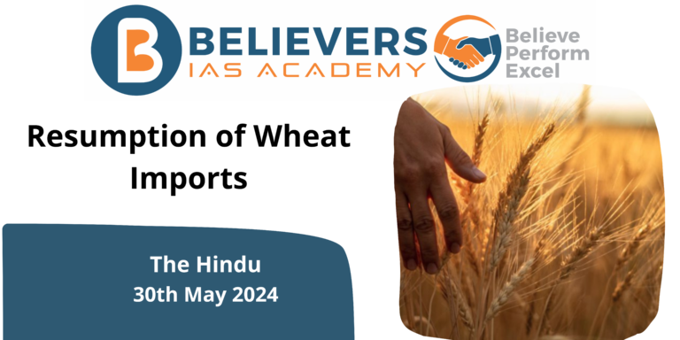 Resumption of Wheat Imports