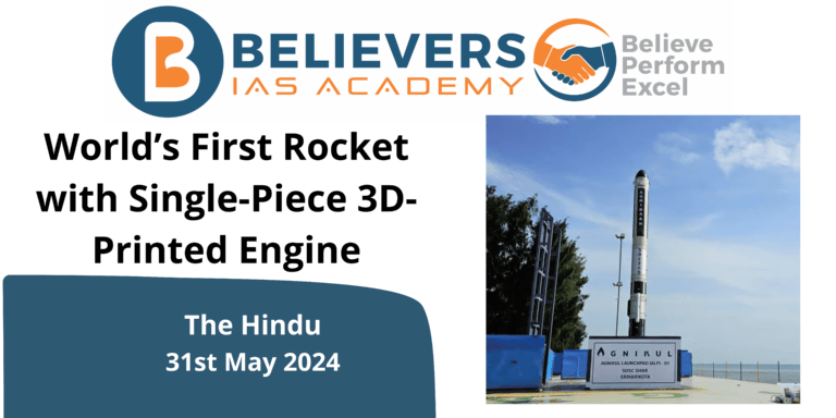 World’s First Rocket with Single-Piece 3D-Printed Engine
