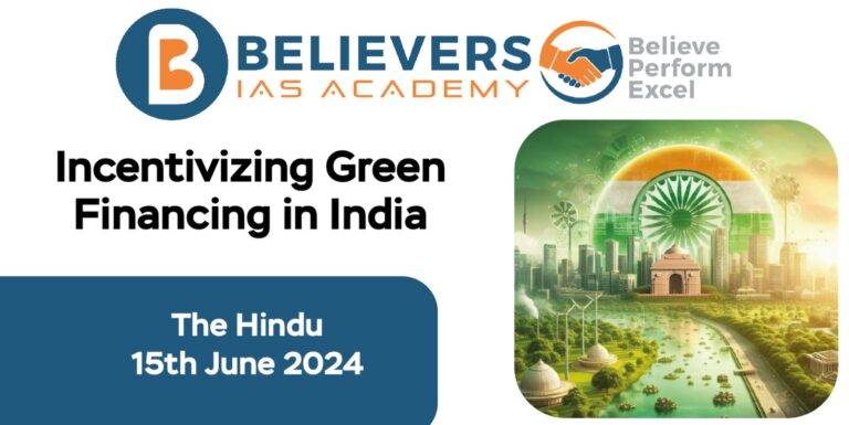 Incentivizing Green Financing in India