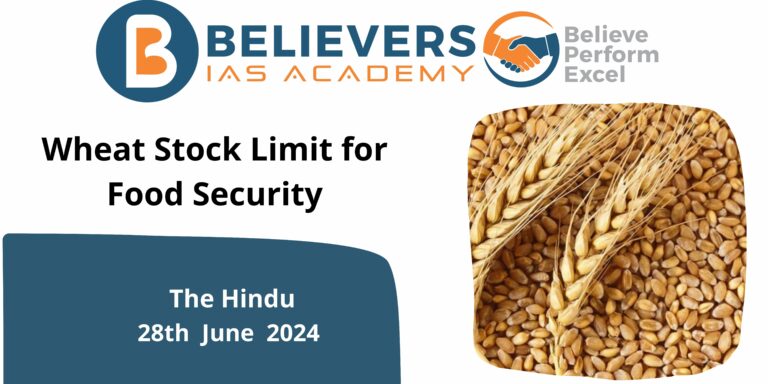 Wheat Stock Limit for Food Security