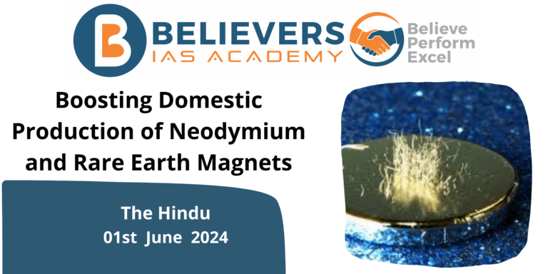 Boosting Domestic Production of Neodymium and Rare Earth Magnets