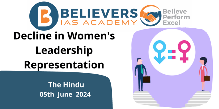 Decline in Women’s Leadership Representation