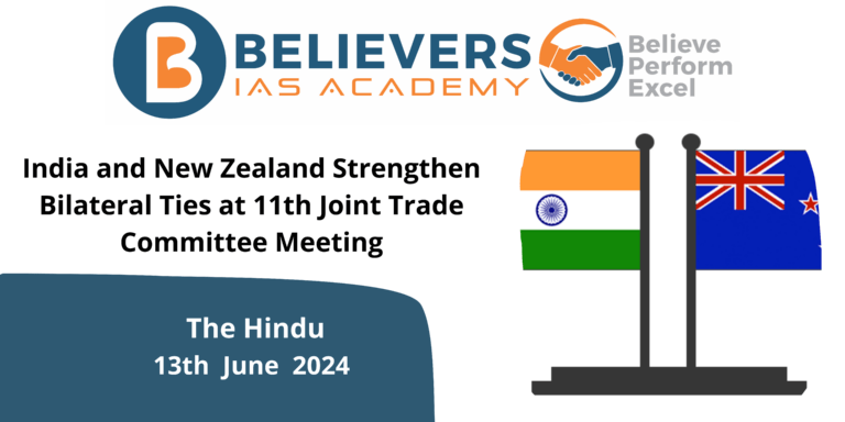 India and New Zealand Strengthen Bilateral Ties at 11th Joint Trade Committee Meeting
