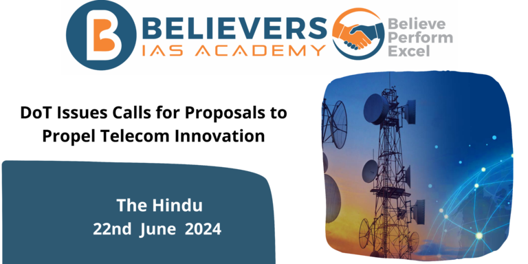 DoT Issues Calls for Proposals to Propel Telecom Innovation