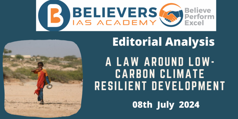 A law around low-carbon climate resilient development