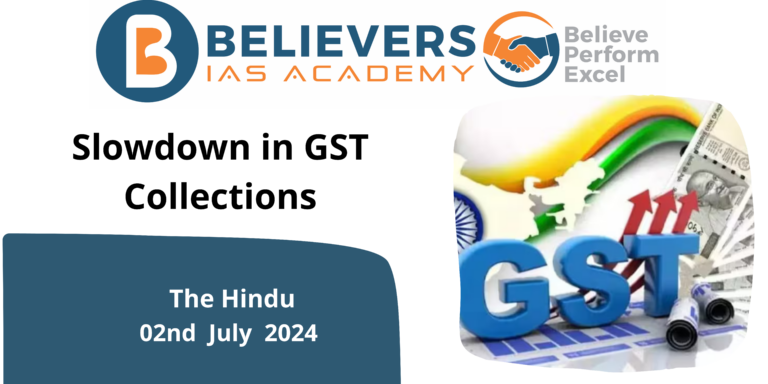 Slowdown in GST Collections