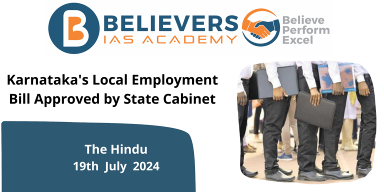 Karnataka’s Local Employment Bill Approved by State Cabinet