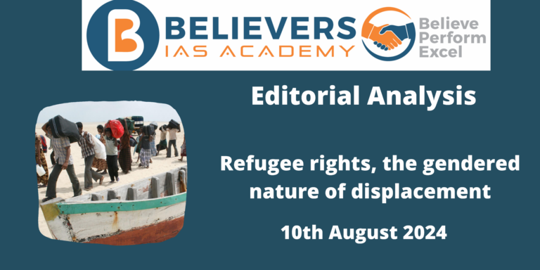 Refugee rights, the gendered nature of displacement