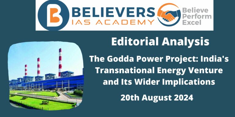 The Godda Power Project: India’s Transnational Energy Venture and Its Wider Implications