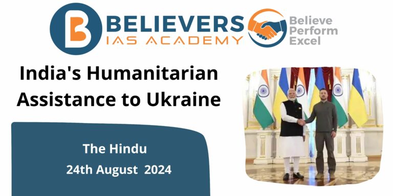 India’s Humanitarian Assistance to Ukraine