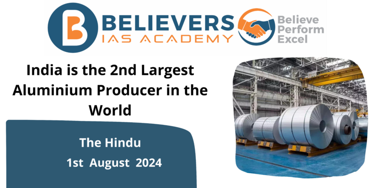 India is the 2nd Largest Aluminium Producer in the World