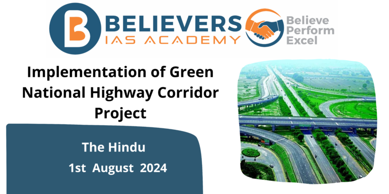 Implementation of Green National Highway Corridor Project