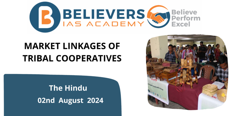 MARKET LINKAGES OF TRIBAL COOPERATIVES