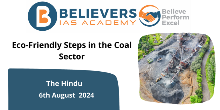 Eco-Friendly Steps in the Coal Sector