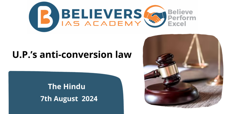 U.P.’s anti-conversion law